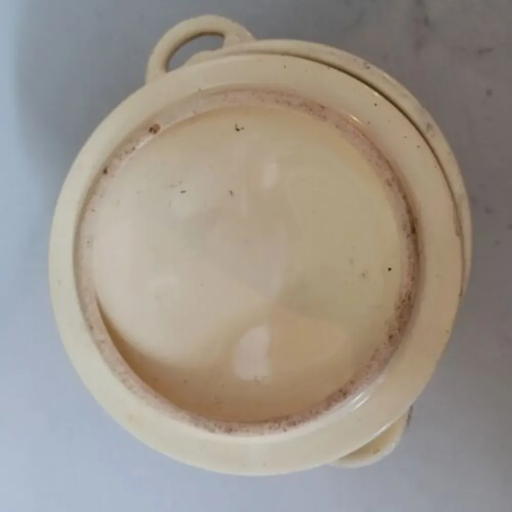 Vintage Homer Laughlin China Sugar Bowl‎ With Lid Vellum JIN 7